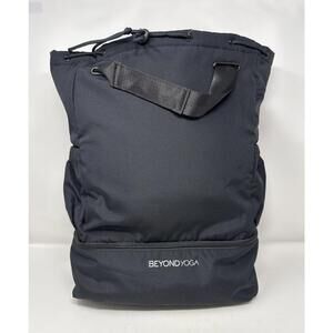 Beyond Yoga Convertible Gym Bag Backpack Black